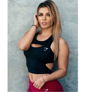 Nikki Blackketter X Gymshark Crop Top size M
